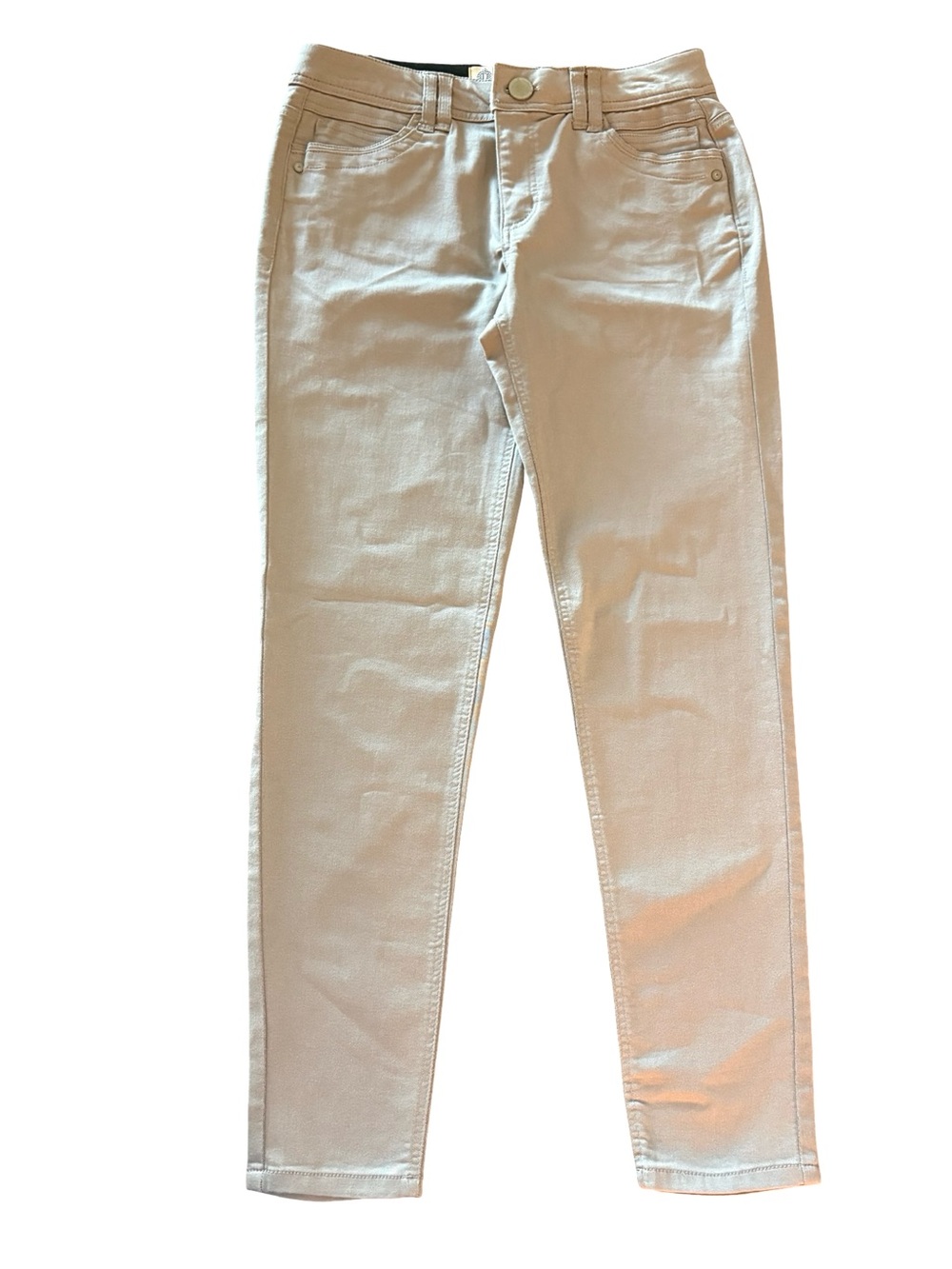 Democracy Stretch Ankle Jeans in Light Beige Women’s Size 8